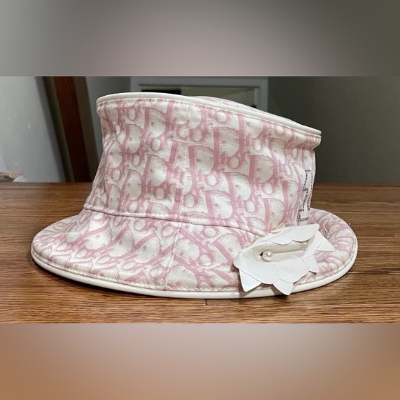 レディース Christian Dior ピンク バケットハット トロッター